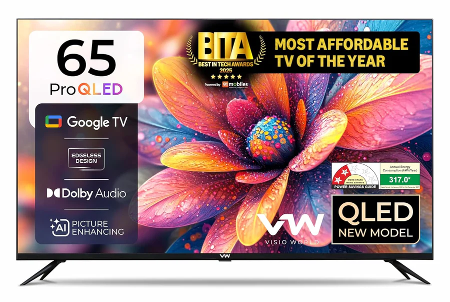 Certified VW TV Service Center technician repairing television